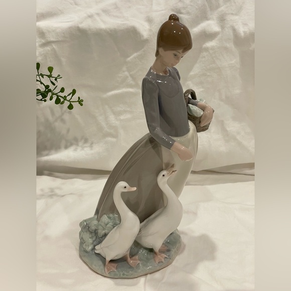 Lladro Other - Lladró “Pacing the Ducks” Porcelain Retired Figurine. No Box.